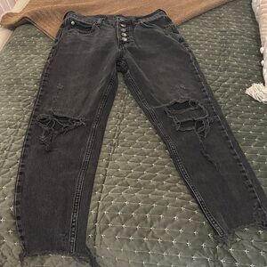 We The Free Black High Rise Women Jeans